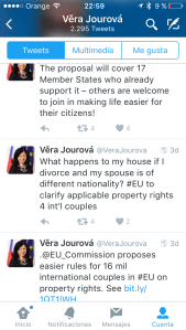 Vera_Jourová_reglamento_UE_régimen_economico_matrimonial_patrimonio_parejas_de_hecho